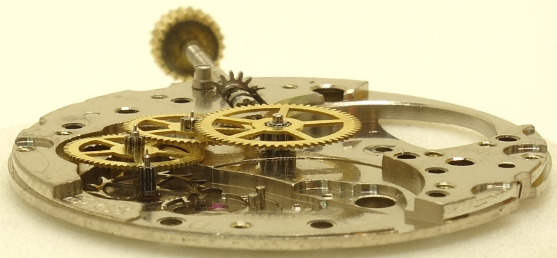 Seitenansicht des Räderwerks AS 1525: Seitenansicht des Räderwerks