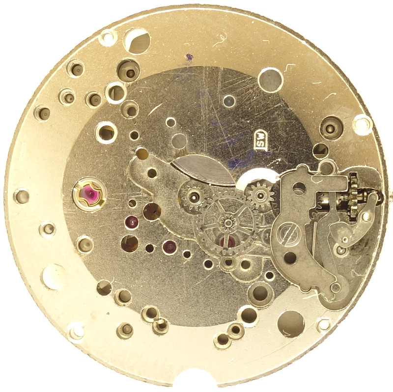 dial side with minute and intermediate wheel AS 1880: dial side with minute and intermediate wheel