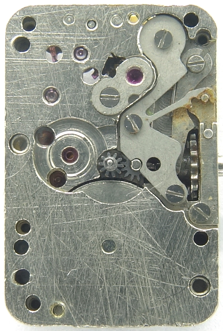 empty dial side with ruby bearing for the changer wheel Chaika 1200: empty dial side with ruby bearing for the changer wheel