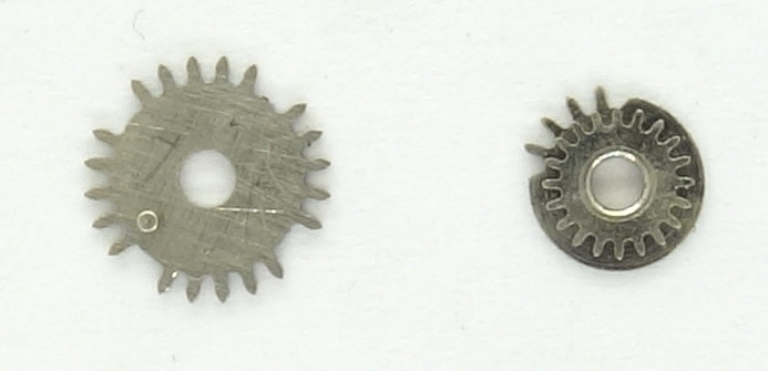 gears of the calendar mechanism unknown China movement: gears of the calendar mechanism