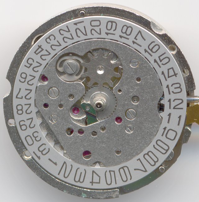 Citizen 6501: Citizen 6501 dial side without weekday disc