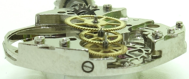 side view of the gear train FE 163: side view of the gear train