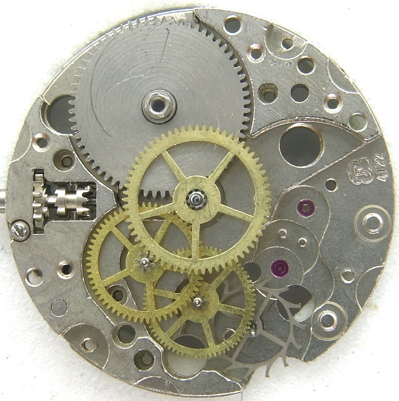 gear train Felsa 4122: gear train