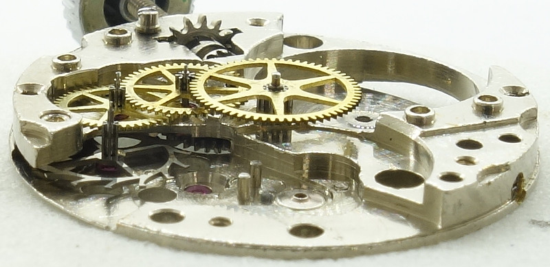 side view of the gear train FHF 32: side view of the gear train
