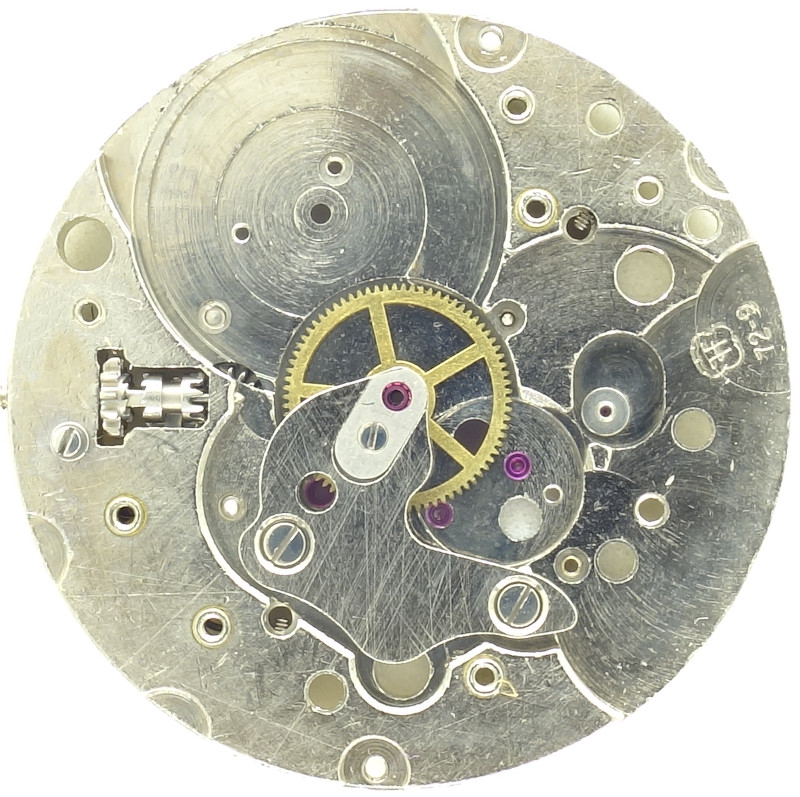 base plate with minute wheel FHF 72-9: base plate with minute wheel