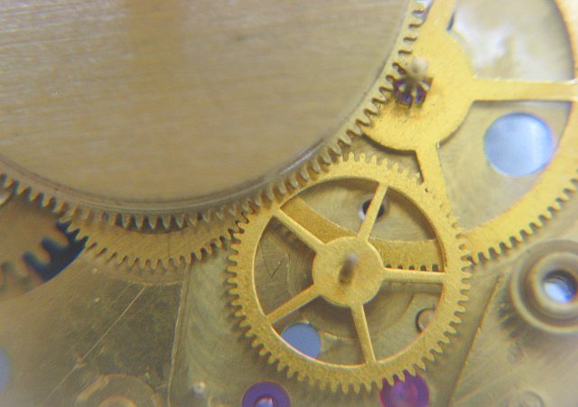 Detail: Center second mechanism HPP 602: Detail: Center second mechanism