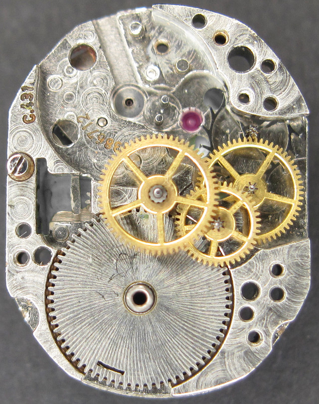 gear train IWC 431: gear train