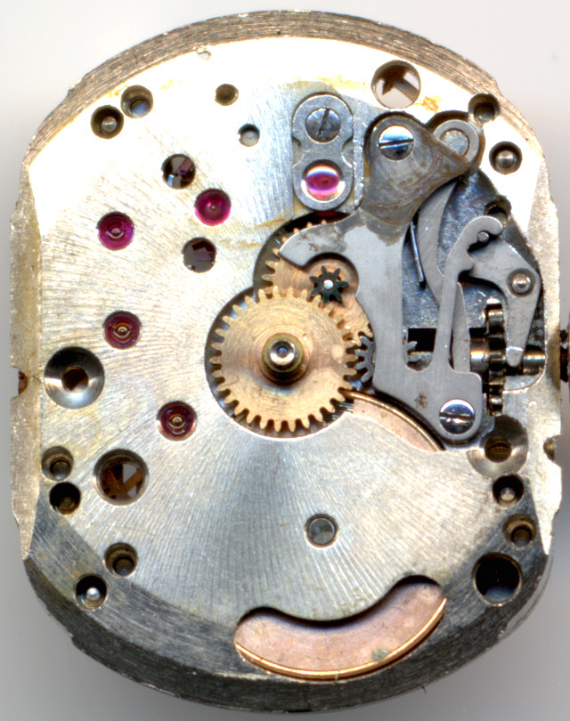 Omega R13.5 dial side Omega R13.5: Omega R13.5 dial side