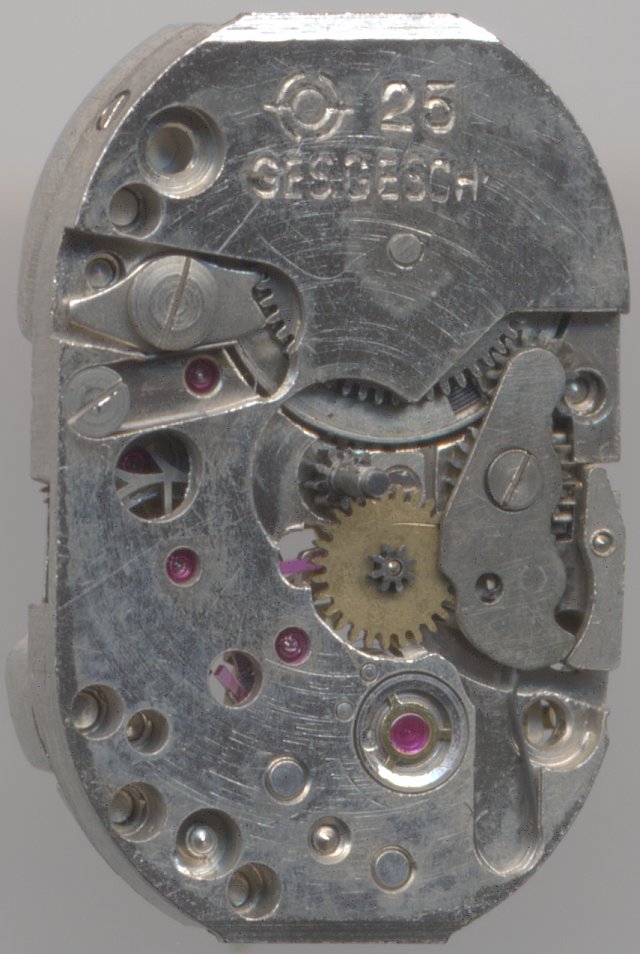 Otero 25 dial side Otero 25 / Dugena 818: Otero 25 dial side