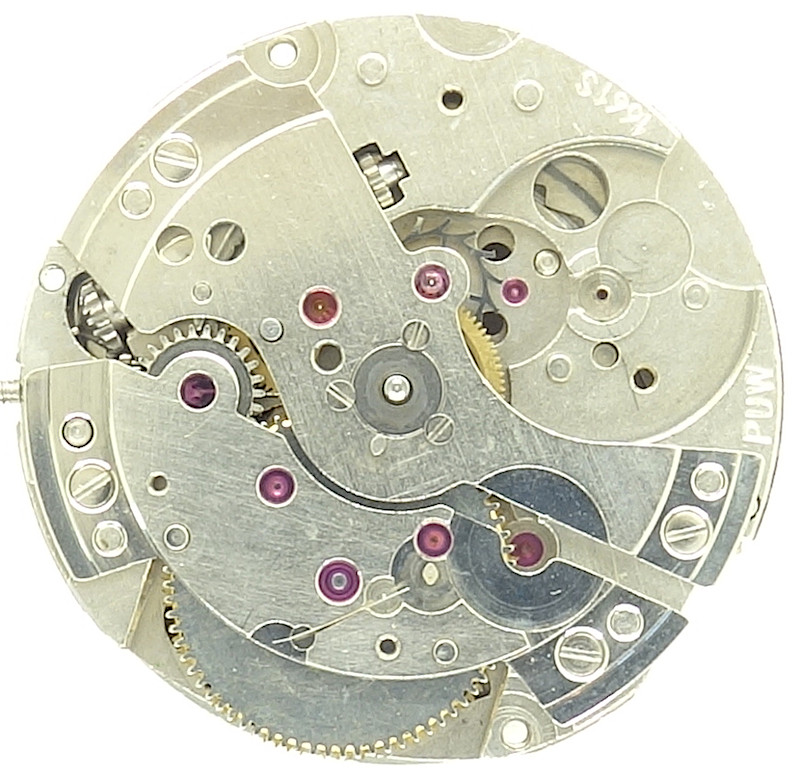 movement without selfwinding mechanism PUW 1661S: movement without selfwinding mechanism