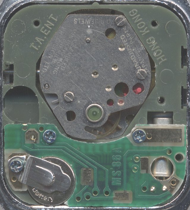 hybrid digital-analog movement Q&Q 1603: hybrid digital-analog movement