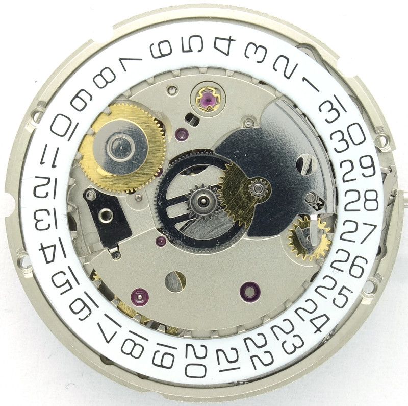 partially covered calendar mechanism Sea-Gull ST2130: partially covered calendar mechanism