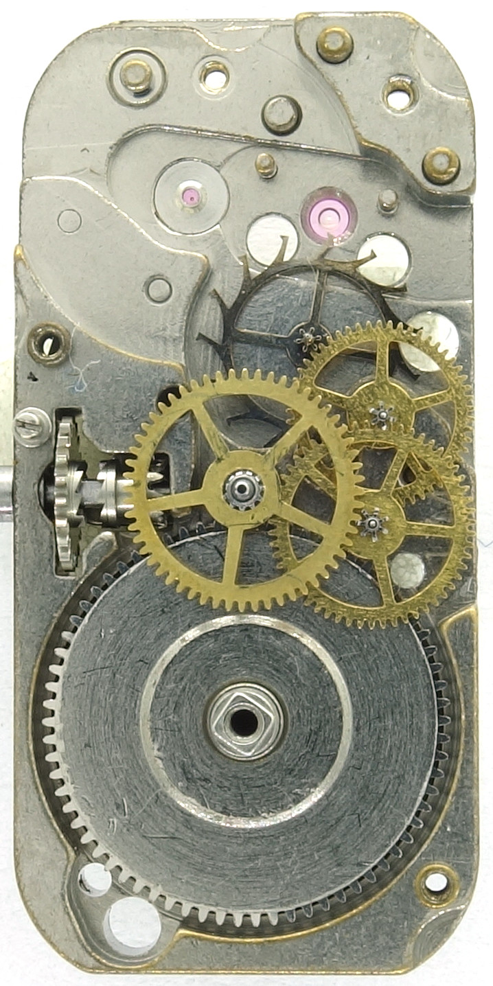 gear train Seiko 1520B: gear train