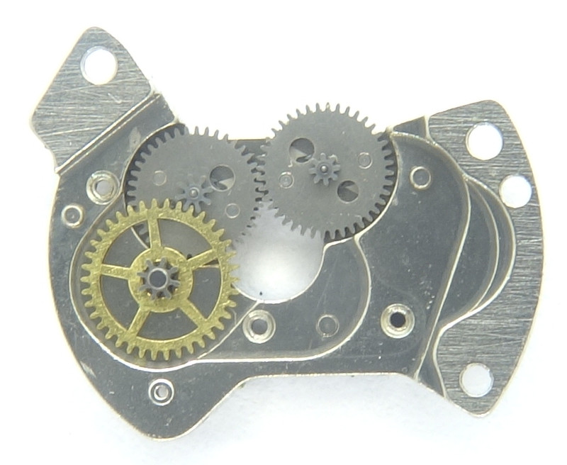 selfwinding gear train Seiko 2101: selfwinding gear train