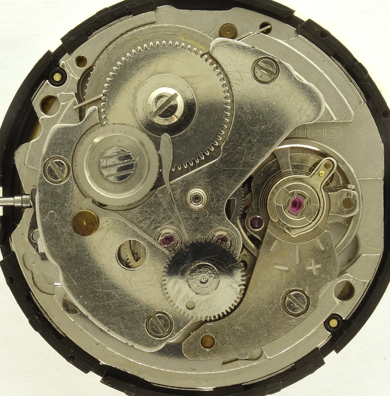 Seiko 7S26A without oscillating weight Seiko 7S26A: Seiko 7S26A without oscillating weight