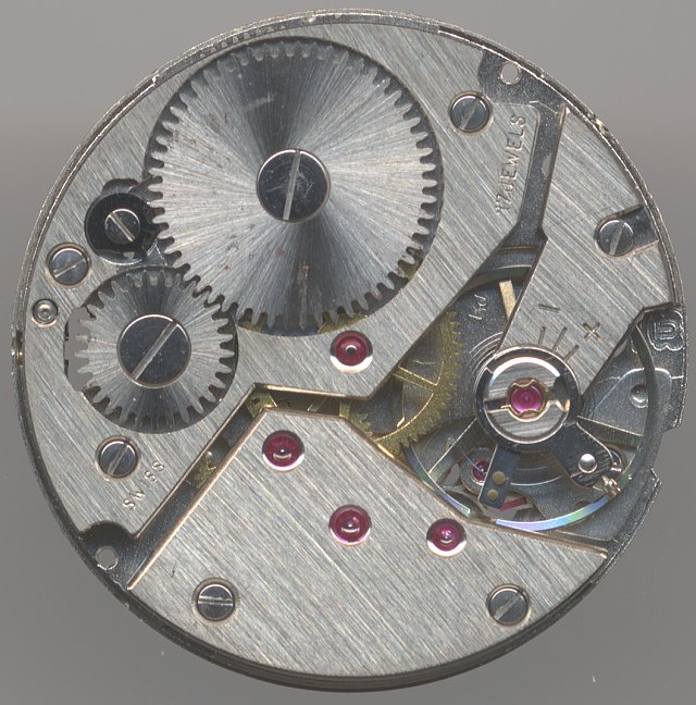 version without slanted bridges Unitas 6325: version without slanted bridges