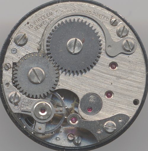 Pin lever movement with 15 jewels Pin lever movement with 15 jewels |