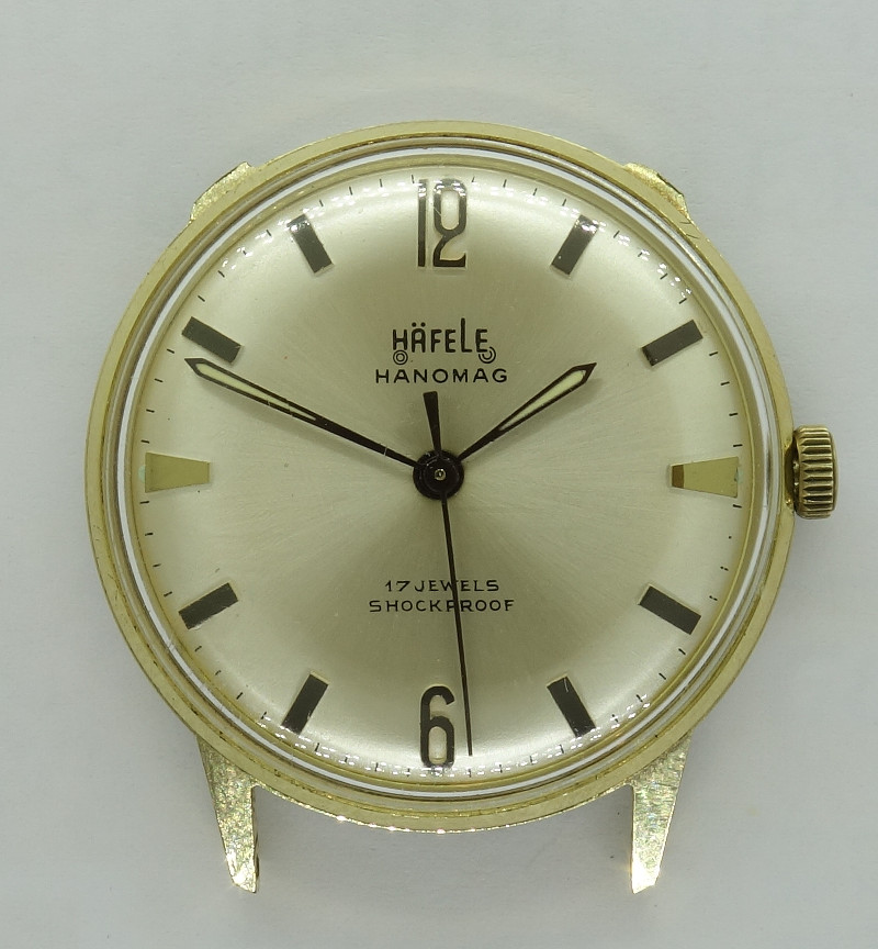 Häfele Hanomag gents watch (case broken) Osco 300: Häfele Hanomag gents watch (case broken)