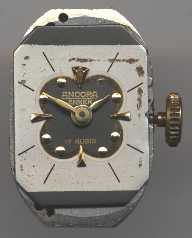Ancora Anker ladies' watch (case missing) Parrenin 25: Ancora Anker ladies' watch (case missing)