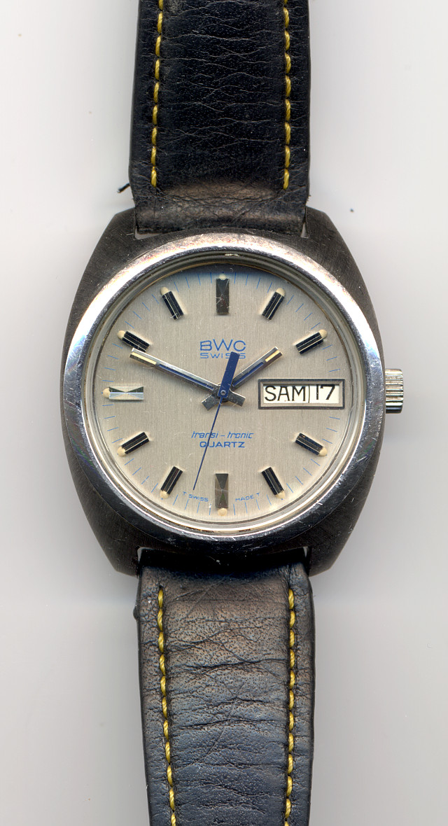 BWC transi-tronic Quartz gents watch ESA 9181: BWC transi-tronic Quartz gents watch