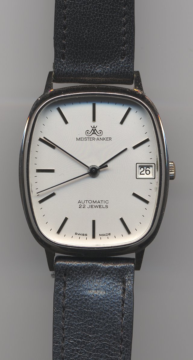 Meister-Anker Automatic Herrenuhr Ronda 2538 Harley: Meister-Anker Automatic Herrenuhr