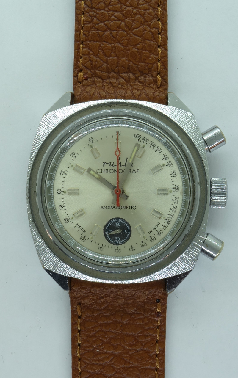 Ruhla Chronograf (week 45 1973) in version C UMF 24-35: Ruhla Chronograf (week 45 1973) in version C